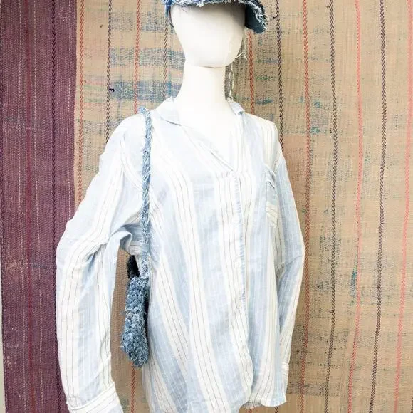 Upcycled Crochet Baguette Bag |crochet Shoulder Bag - Picture 3 of 6